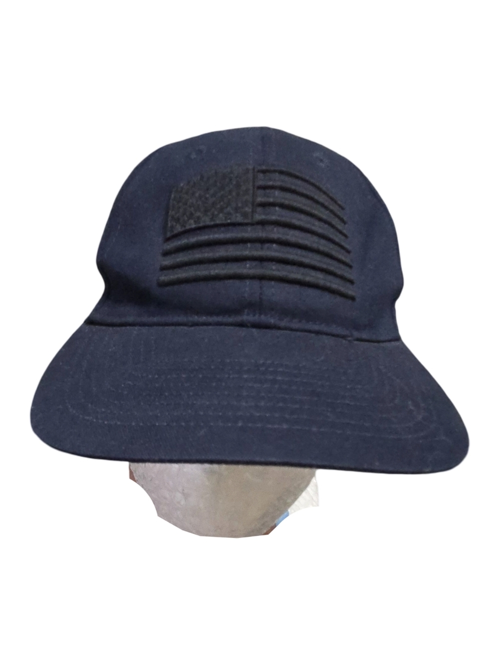 Old Navy Navy Blue Tactical Baseball Cap with Raised American Flag Patch
